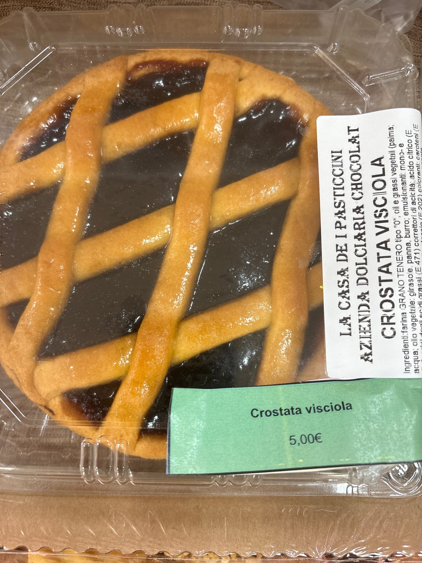 Crostata crema visciola 500g