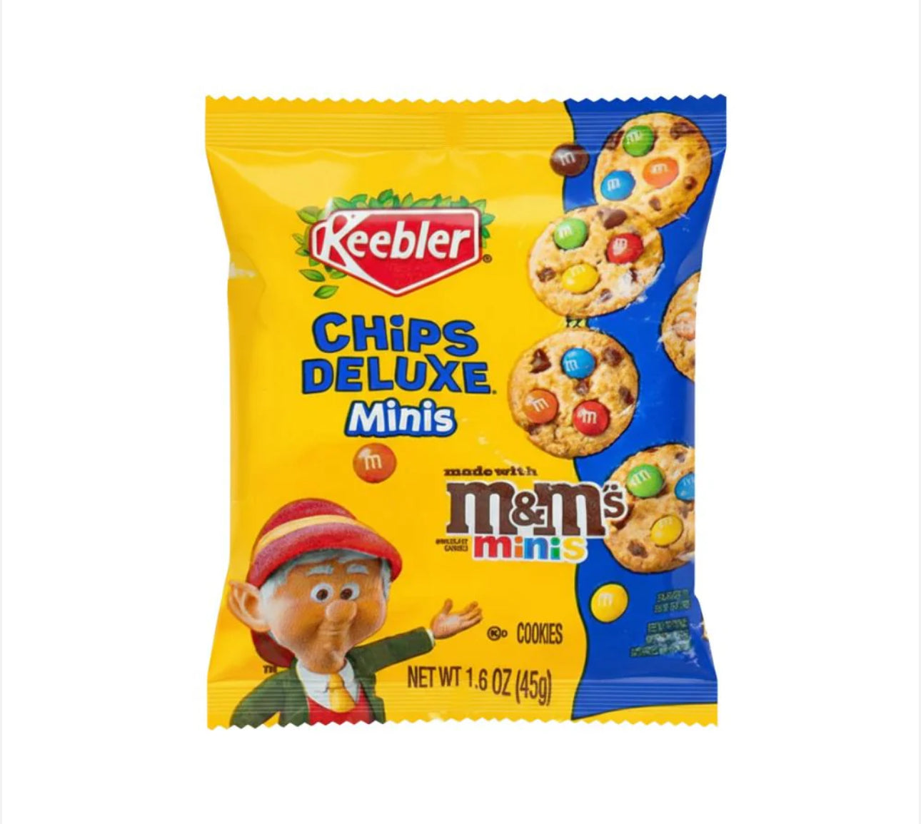 Mini cookies m&m’s