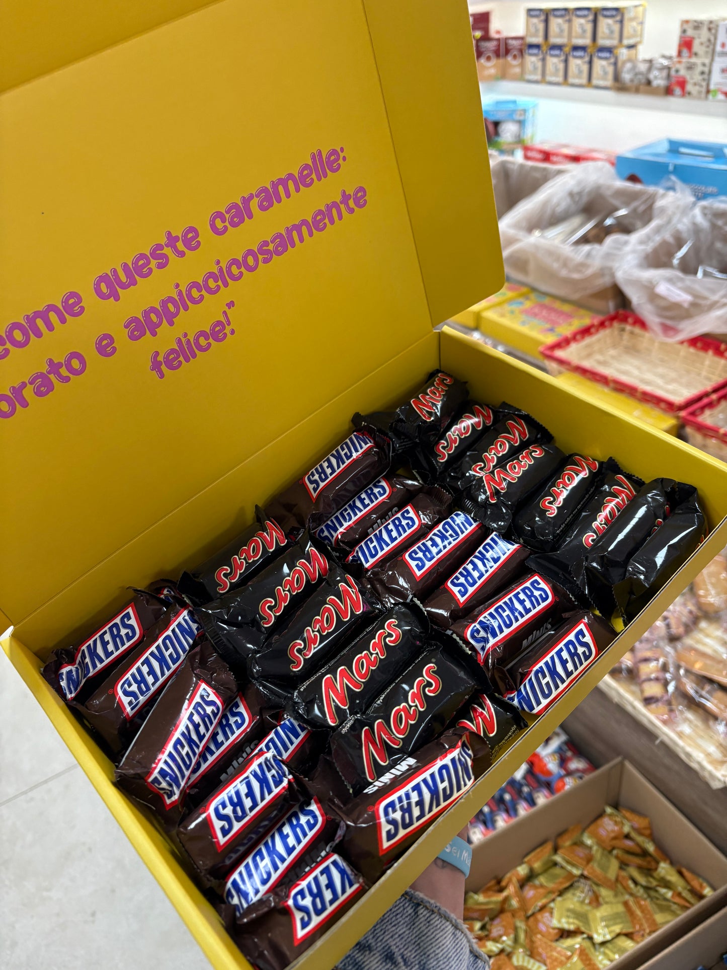 Box 40 pezzi mini Snickers mini mars