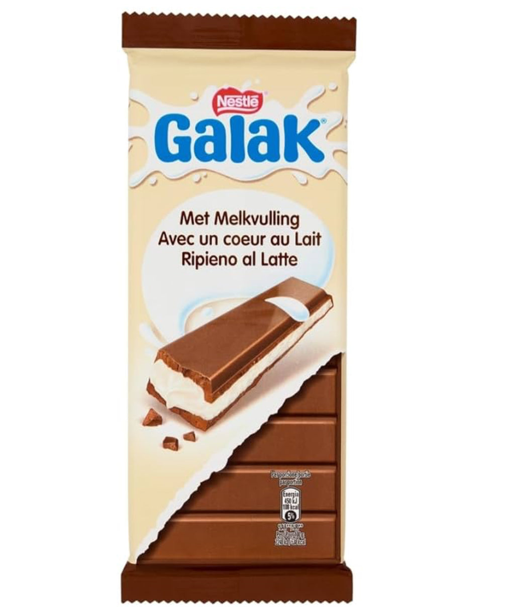 Barretta Galak cioccolato bianco e al latte