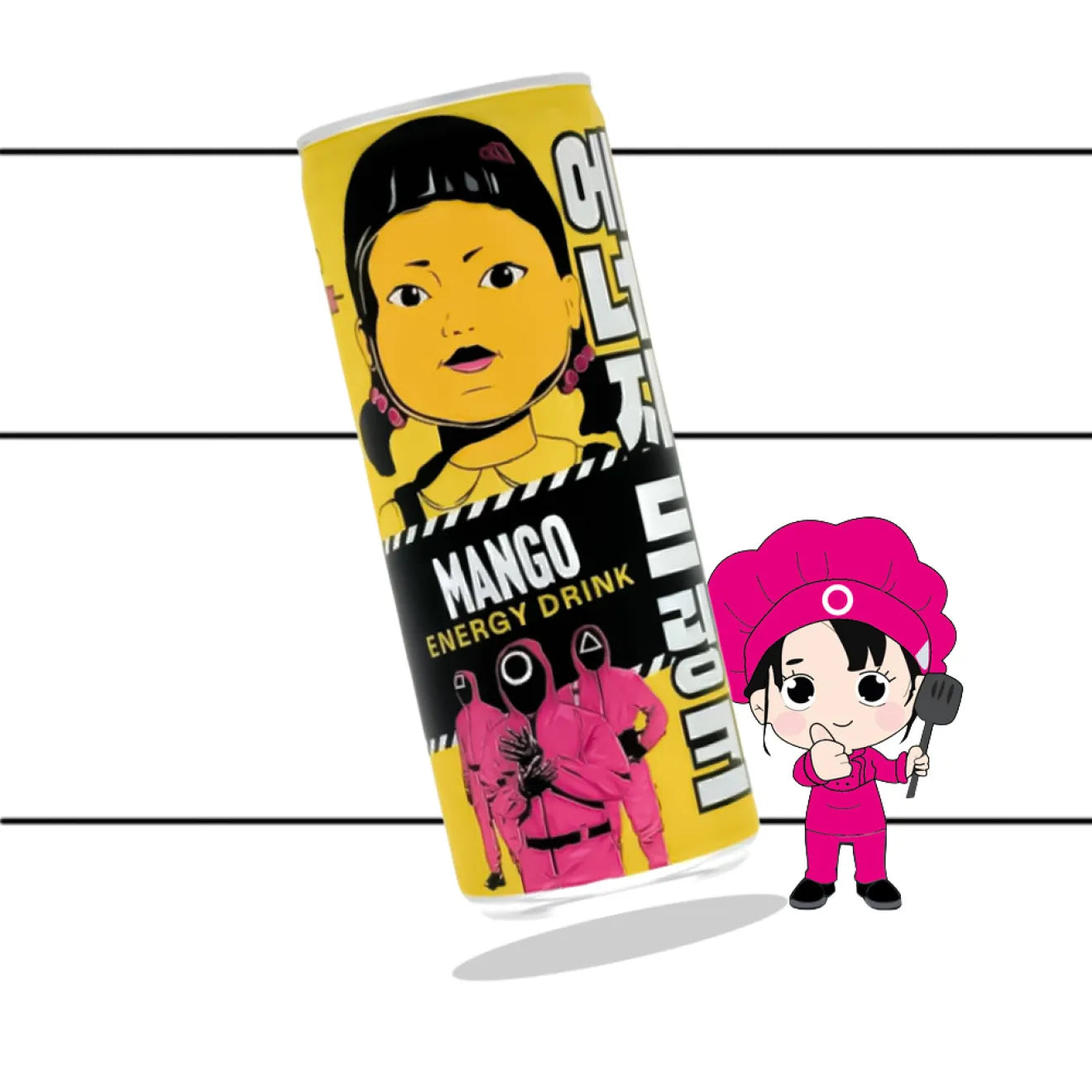 SQUID GAME - BEVANDA ENERGETICA - GUSTO MANGO