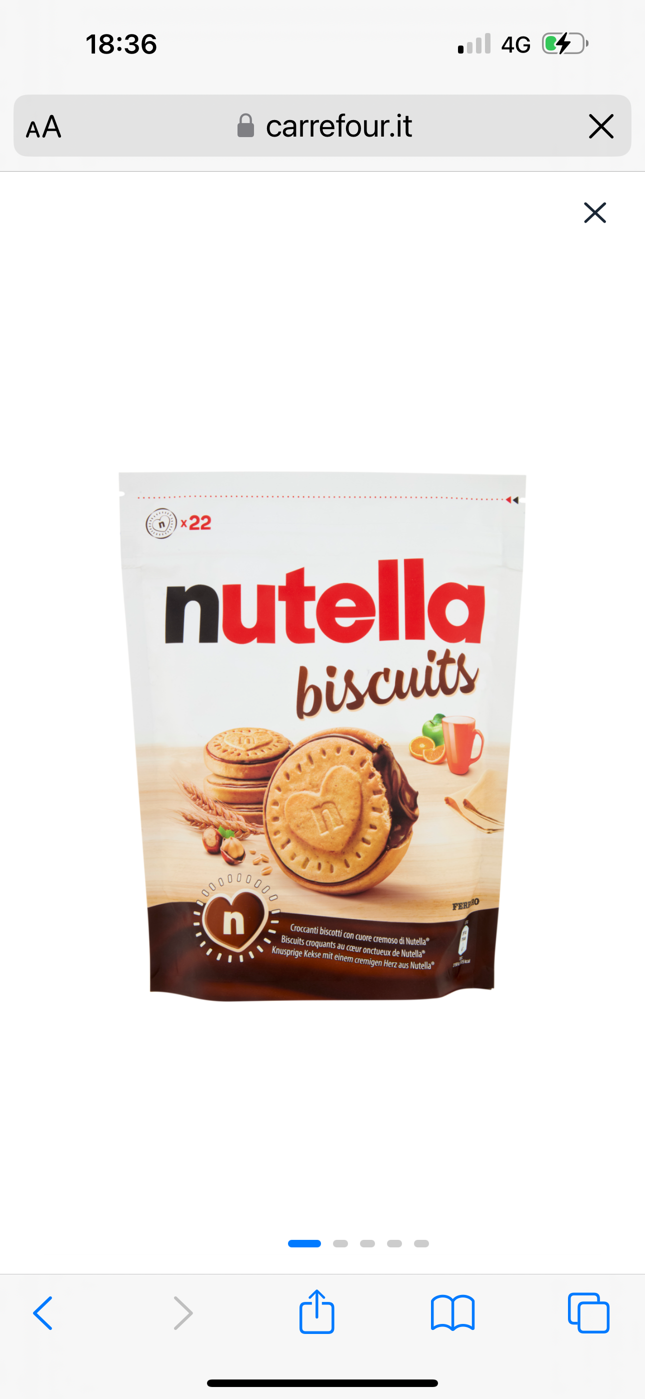Nutella biscuits 304g