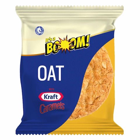 Kraft crispy biscuits caramel