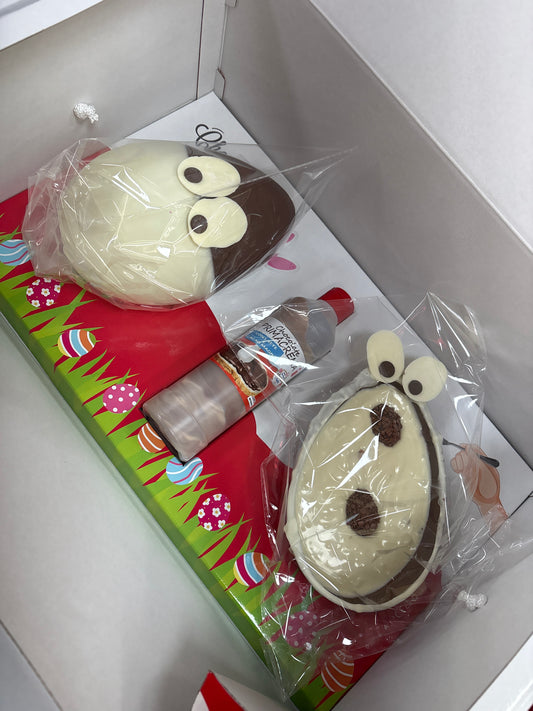 Chocolate box uovo + mezzo uovo OVETTO