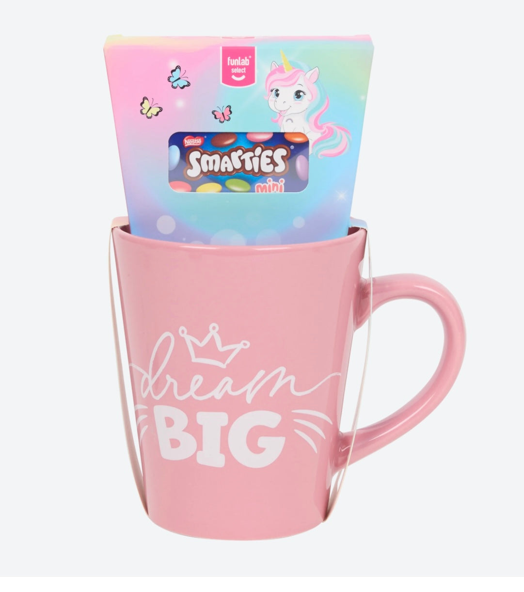 Tazza grande con smarties