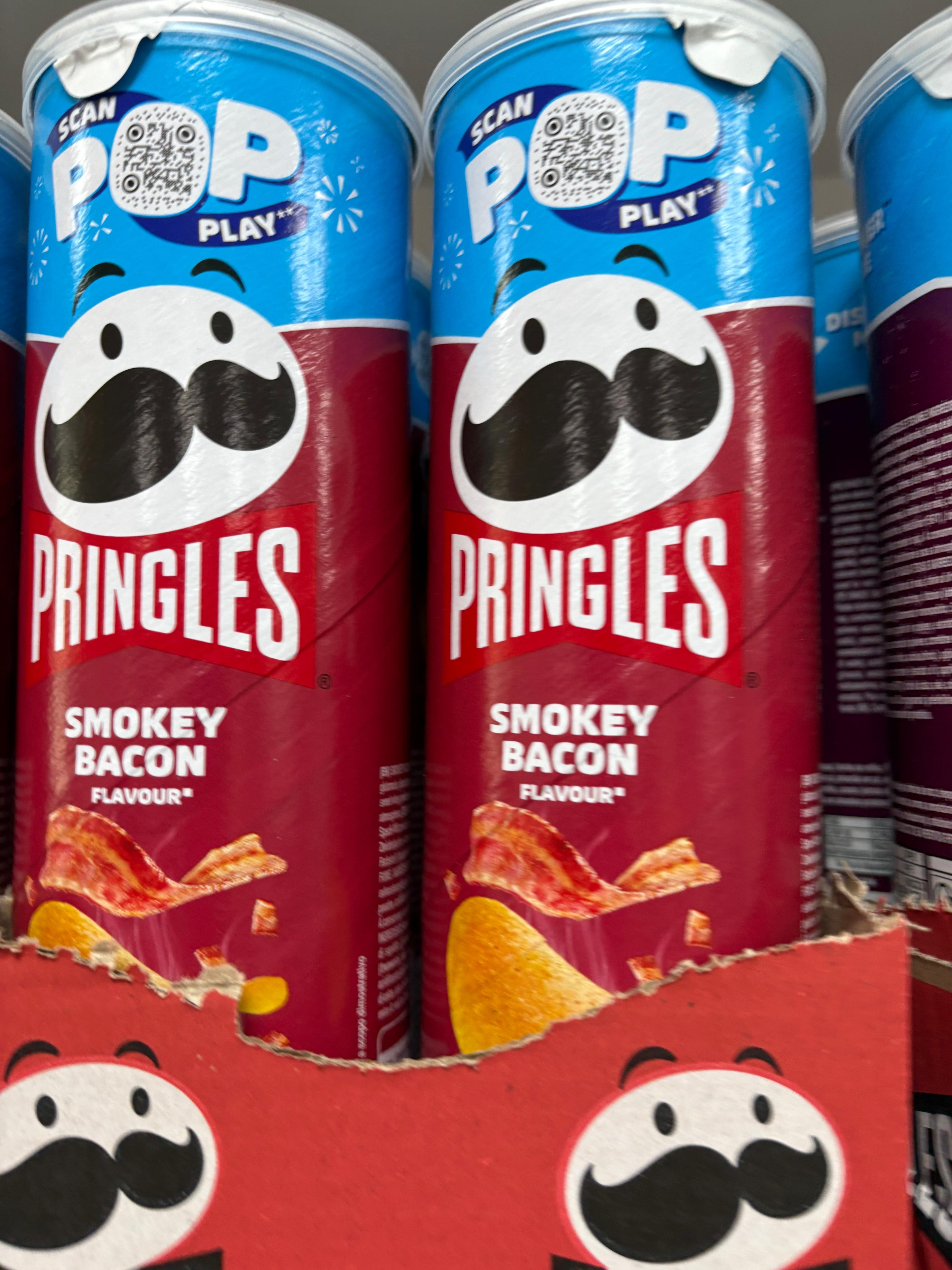 Pringles smokey bacon