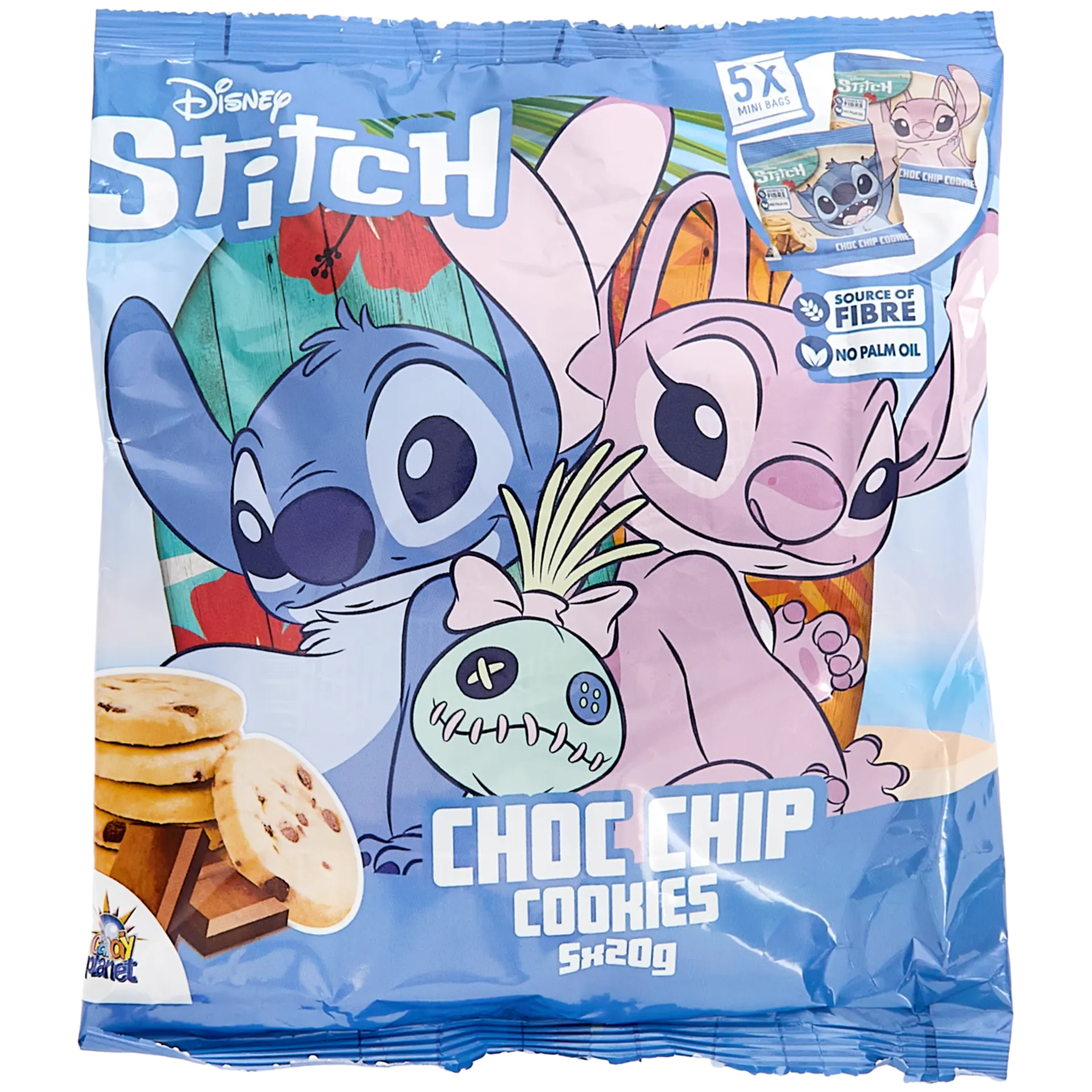 Biscotti con gocce di cioccolato Lilo & Stitch