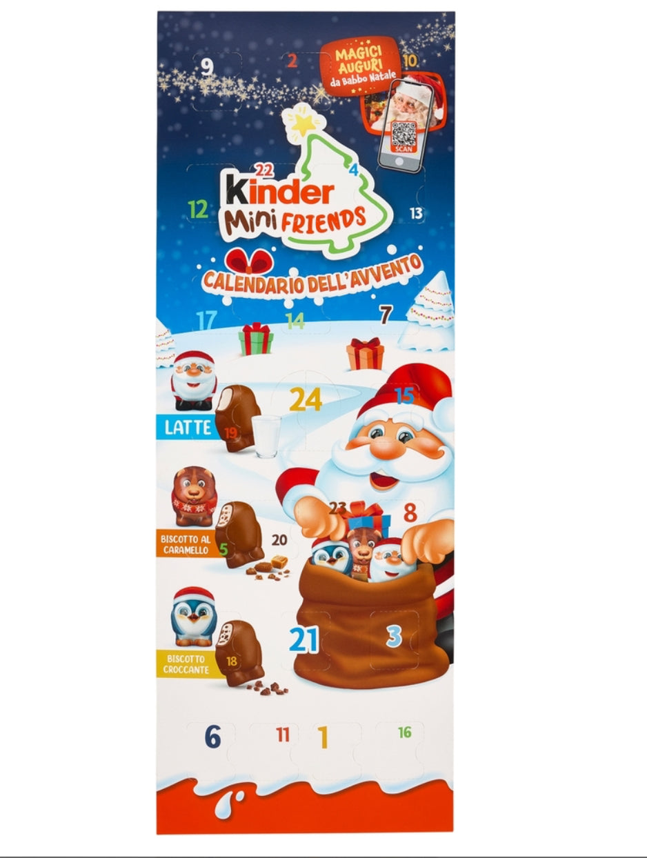 Kinder Calendario dell'Avvento Mini Friends 24 pezzi 146 g