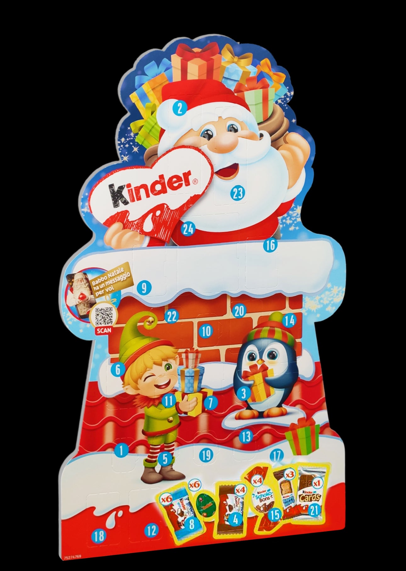 Kinder Calendario dell’Avvento Choco Biscuits 198g