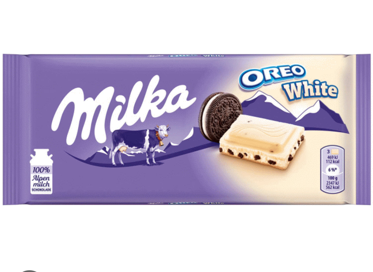 MILKA OREO CIOCCOLATO BIANCO 100G