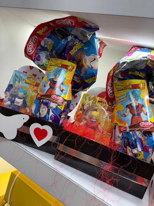 Box dragon ball UOVO + personaggio allungabile