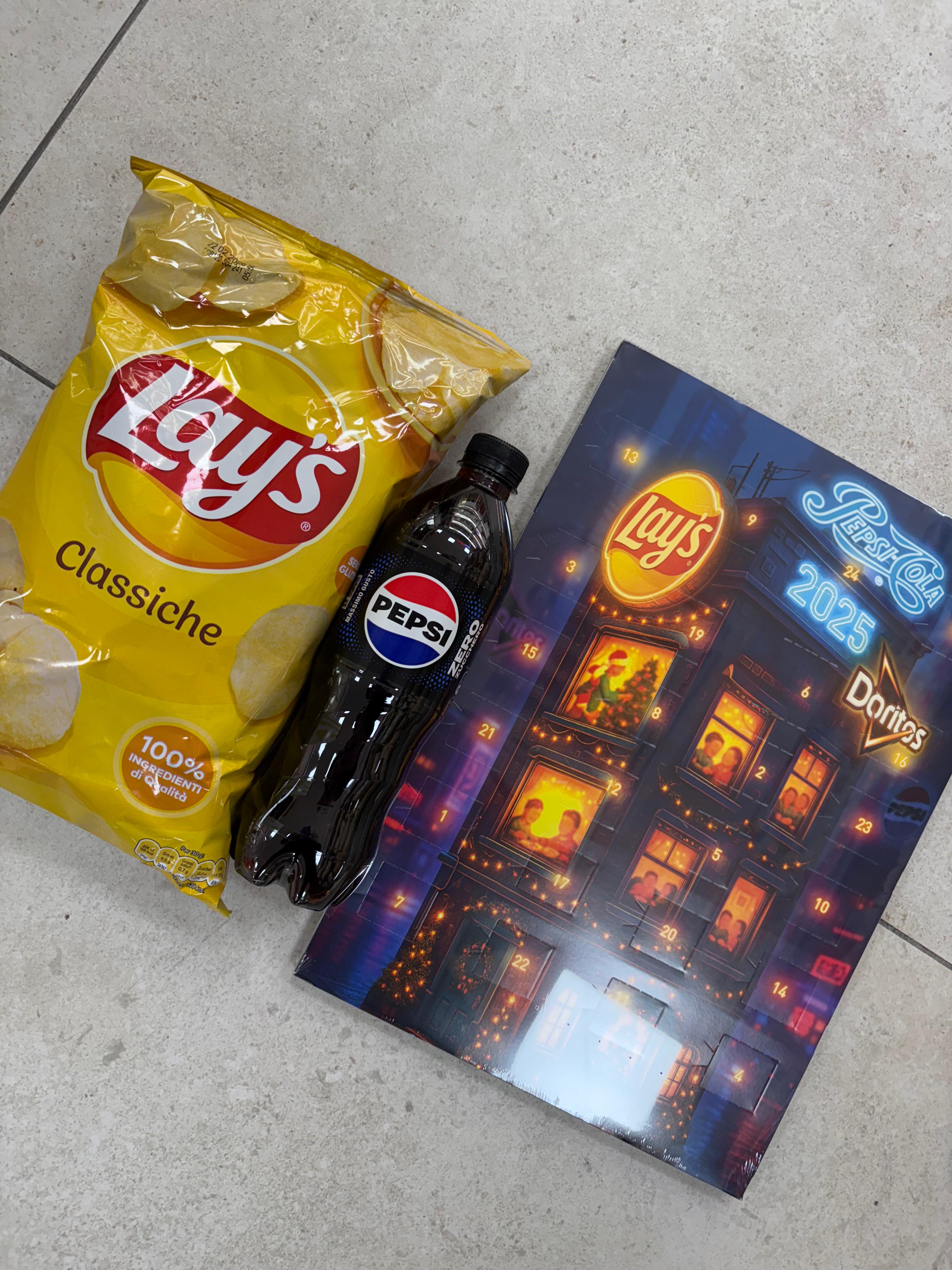 Calendario Lays in regalo