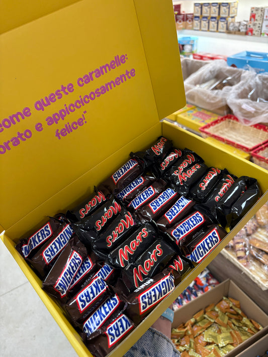 Box 40 pezzi mini Snickers mini mars